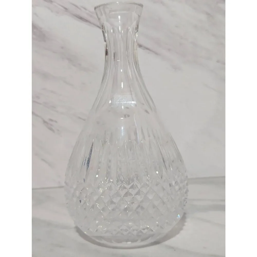 Unknown Brand Cut Lead Crystal Decanter With Stopper Glassware